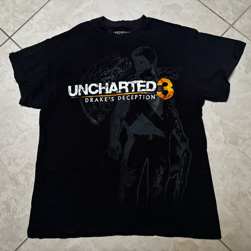 Sony Uncharted 3 Black T-Shirt